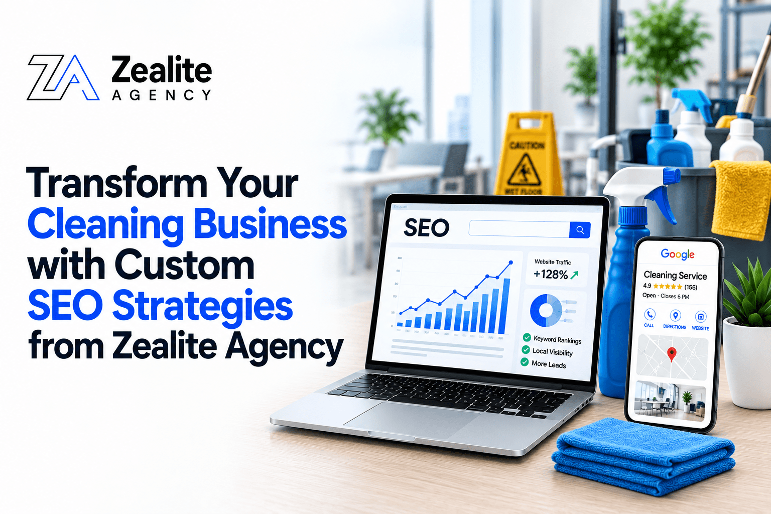 Custom SEO Strategies for Cleaning Business
